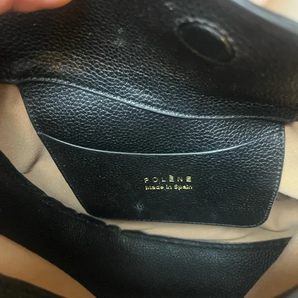 Polene Tonca Bag in textured leather - Picture 11 of 11